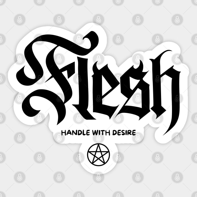 FLESH Sticker by artslaves
